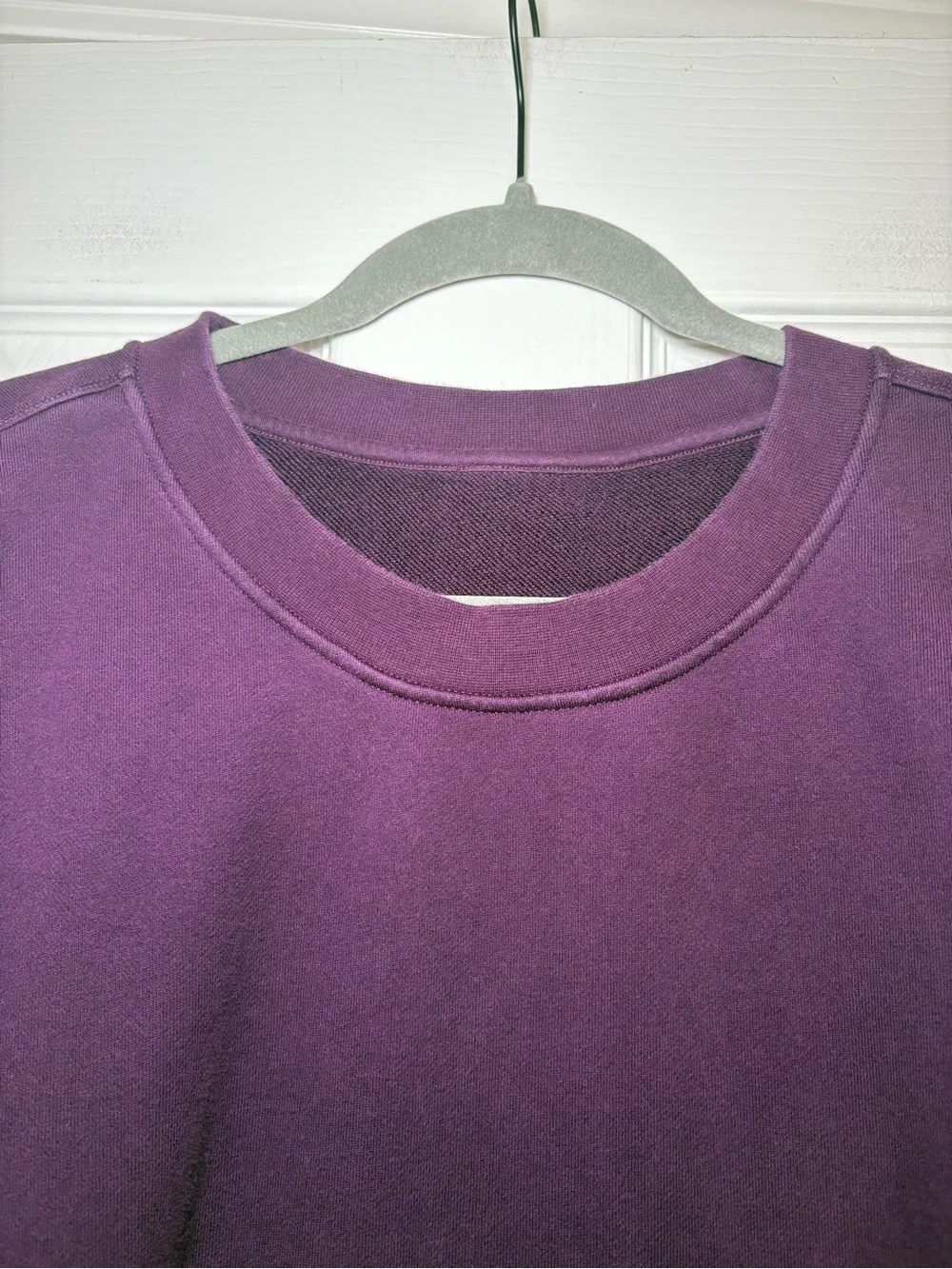 Lululemon Perfectly Oversized Cropped Crew Dramatic Magenta 10